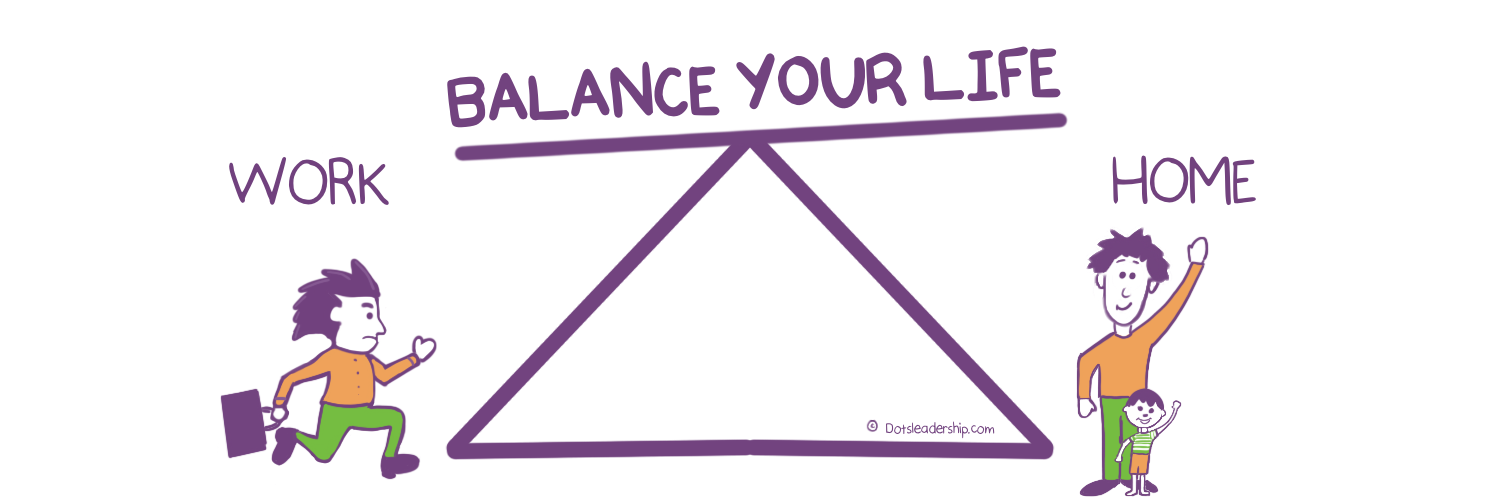 Cartoon Dots Leadership How to Balance Your Life 5 Ways to Manage Work Stress